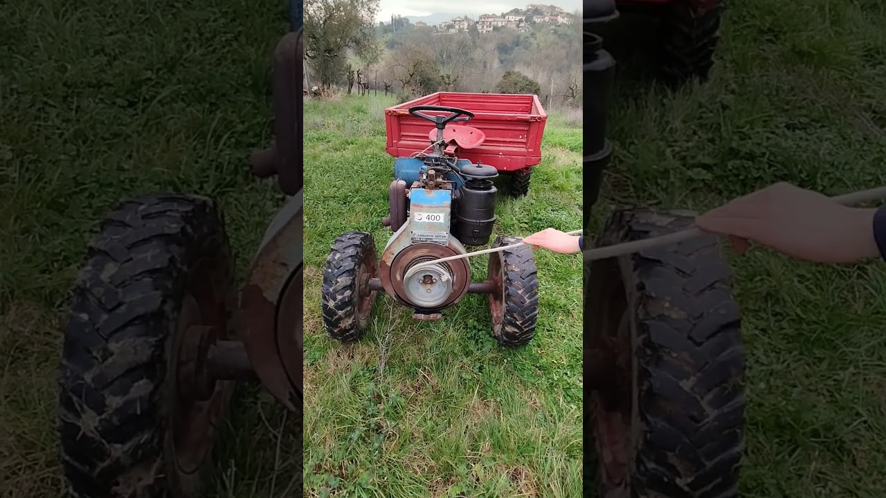 Accensione Motoagricola Bonori HP14 motore Lombardini LDA510