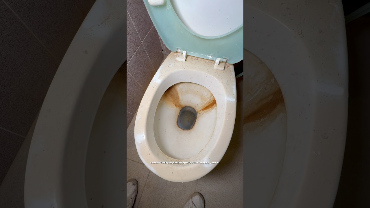 Очищаю старую сантехнику в хрущевке🚽 Артикул wb 284077826 #ремонт #ремонтсвоимируками #хрущевка