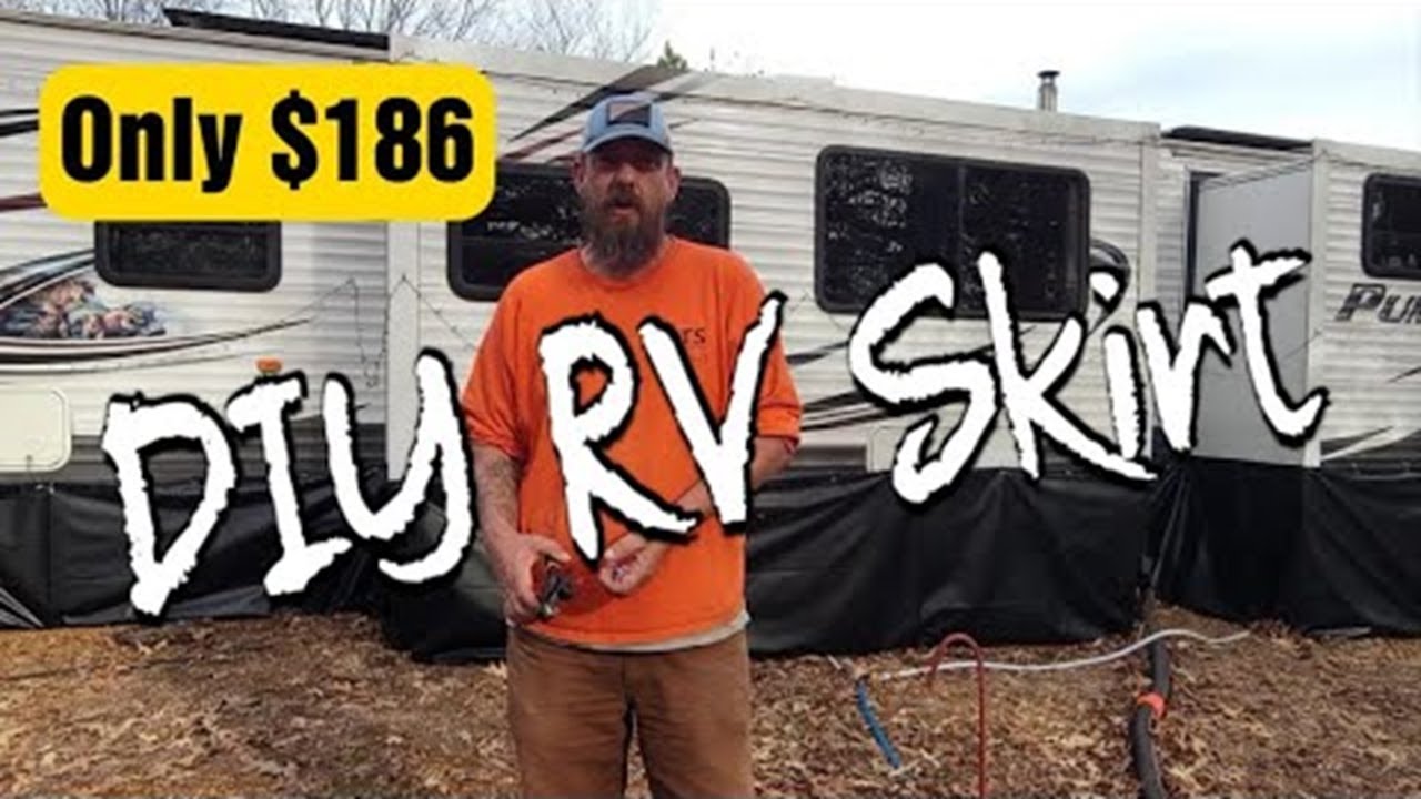 Cheap DIY RV Skirting  Under $200