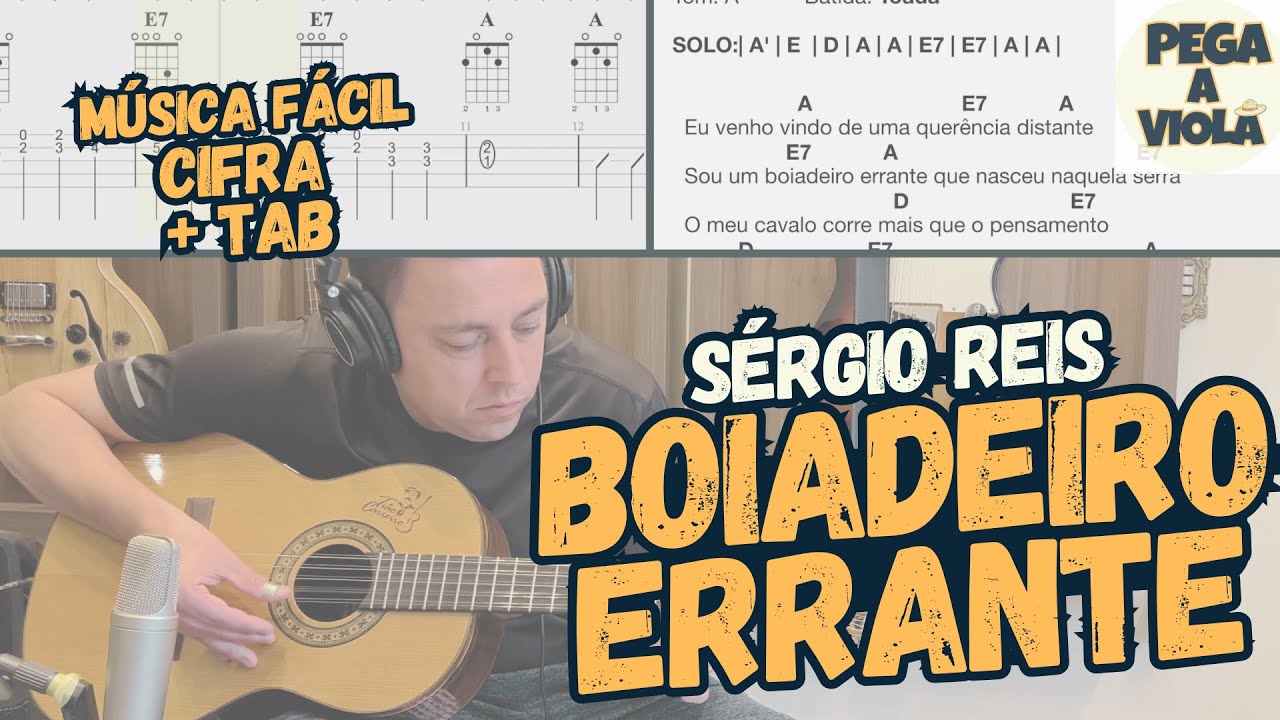 Boiadeiro Errante | Aprender na Viola | Sérgio Reis