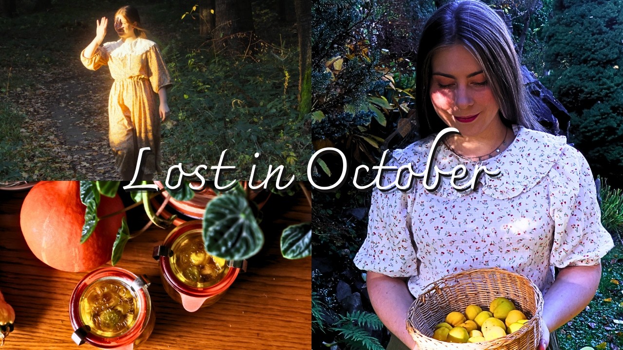 40 | Lost in October | Life in Your 20s | Sewing, Painting, Quince Syrup