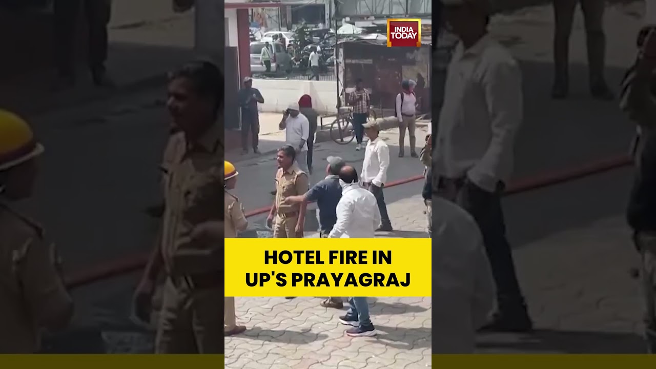Uttar Pradesh: Fire Breaks Out At Hotel In Civil Lines Area Of Prayagraj, Firefighters Rush To Spot