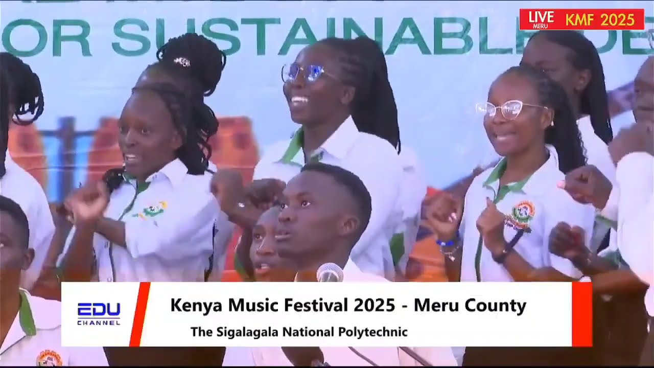 The Sigalagala national polytechnic performing Money Lover by Sauti sol