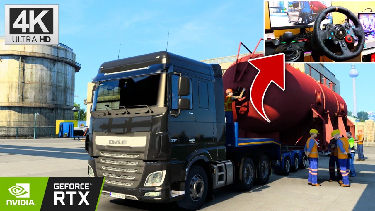 ETS2 | RTX 3060 + i5-10400F | Logitech G29 Gameplay