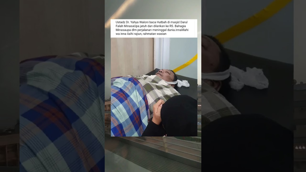innalilahi wa Inna ilaihi rojiun.Ustadz Yahya Waloni Meninggal Dunia Usai Khutbah Jum'at#yahyawaloni