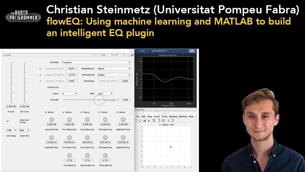 Christian Steinmetz - flowEQ: Using machine learning and MATLAB to build an intelligent EQ plugin