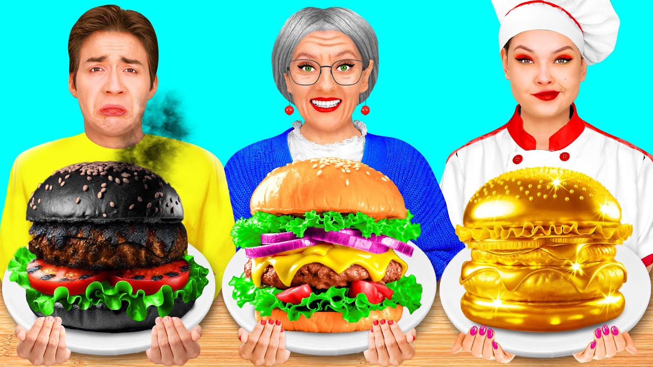 Кулинарный Челлендж: Я против Бабушки | Вкусные Кухонные Рецепты от HAHANOM Challenge