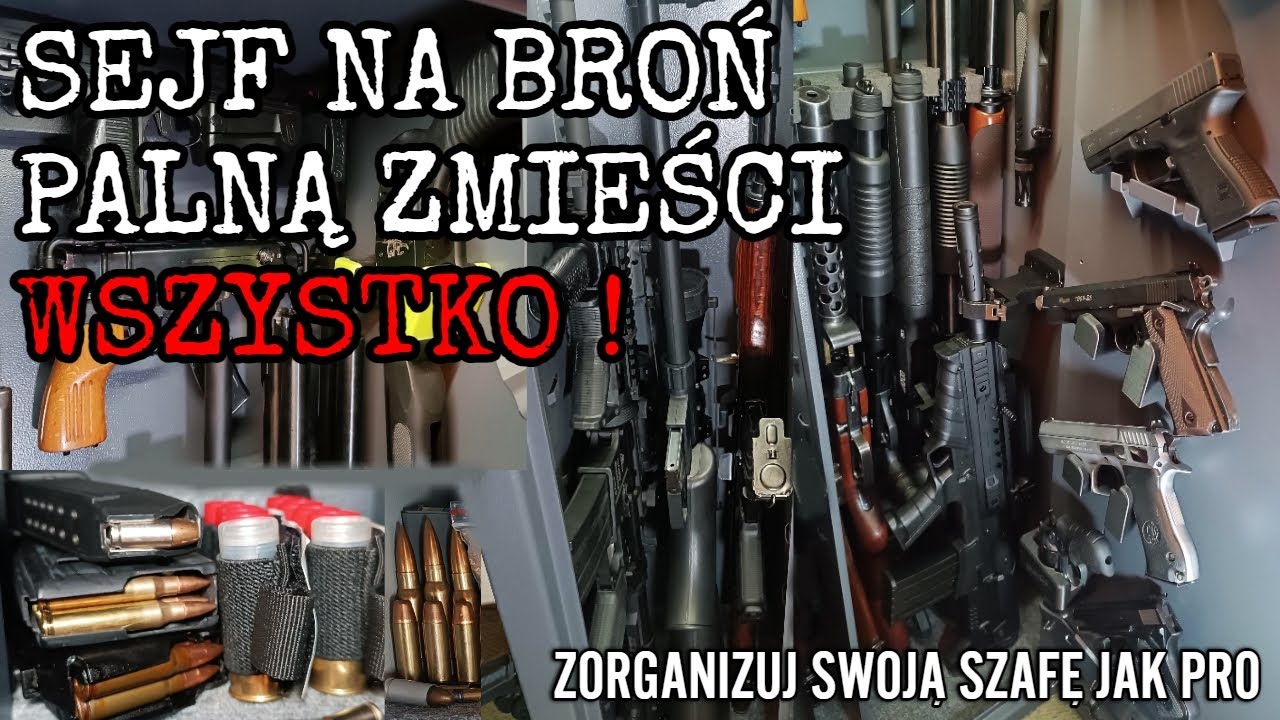 SEJF NA BROŃ PALNĄ - Jak optymalnie zagospodarować przestrzeń, gdy jest za MAŁO MIEJSCA