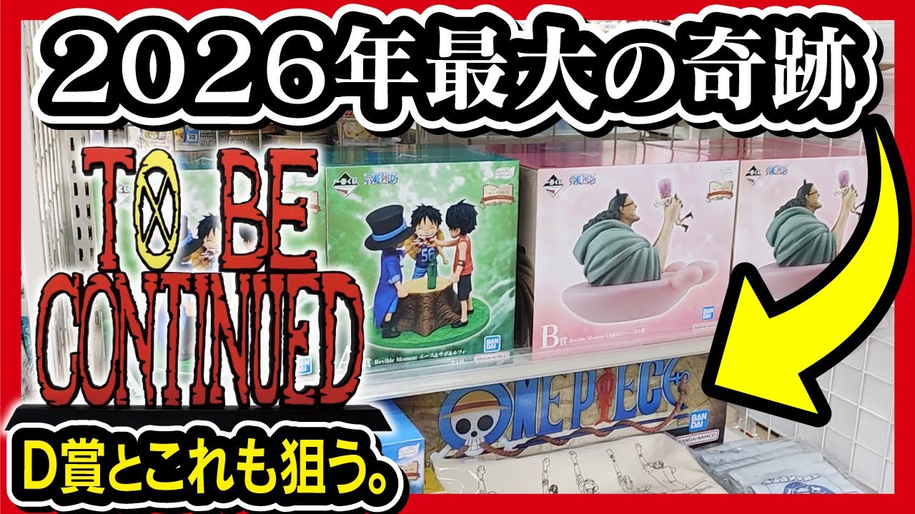 【一番くじ ワンピース】ドラマティックメモリーズ D賞ギガントネーム狙いで安全な深夜に凸。 【ONE PIECE】