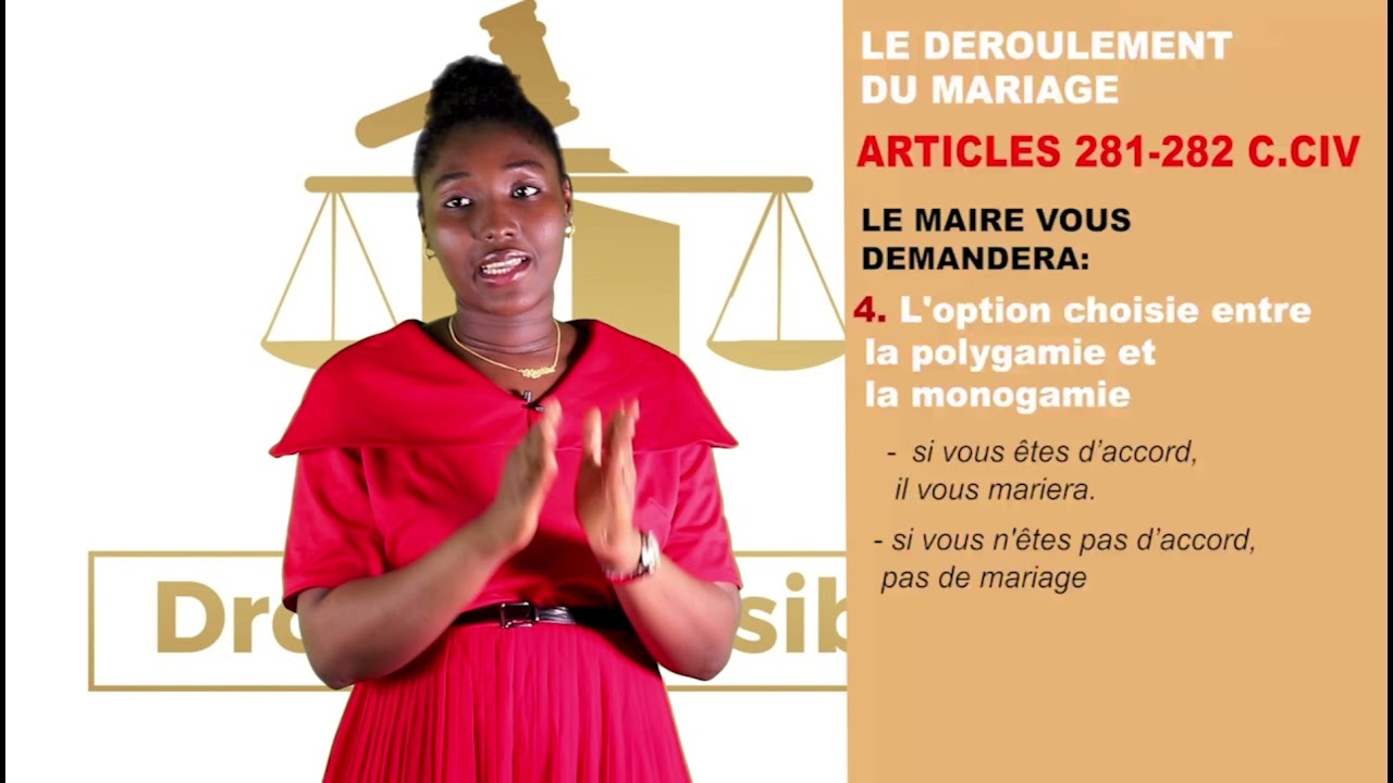 Polygamie, séparation de bien, A QUOI FAIRE ATTENTION LORS DE VOTRE MARIAGE À LA MAIRIE?