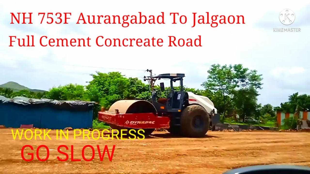 #New Cement Conectarte Road Of Aurangabad To Jalgaon Part 2 (MH)  Shoot On 04July 2021 {Sunday}
