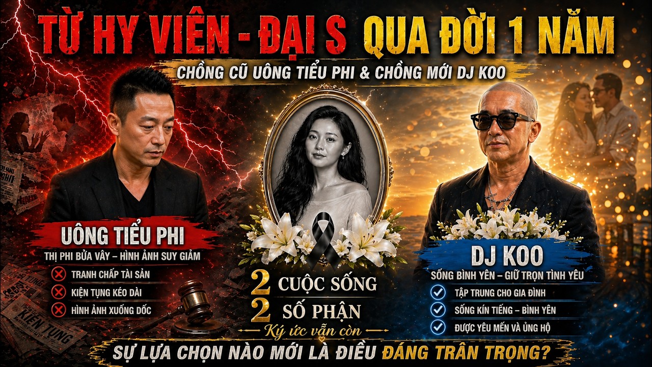 Từ Hy Viên - Đại Squa đời 1 năm : Chồng cũ Uông Tiểu Phi và Chồng mới DJ Koo giờ ra sao?