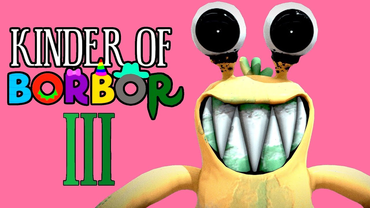 Kinder of Borbor 3 - Full Gameplay + Jumpscares (NEW BANBAN FANGAME) | Mascot Horror