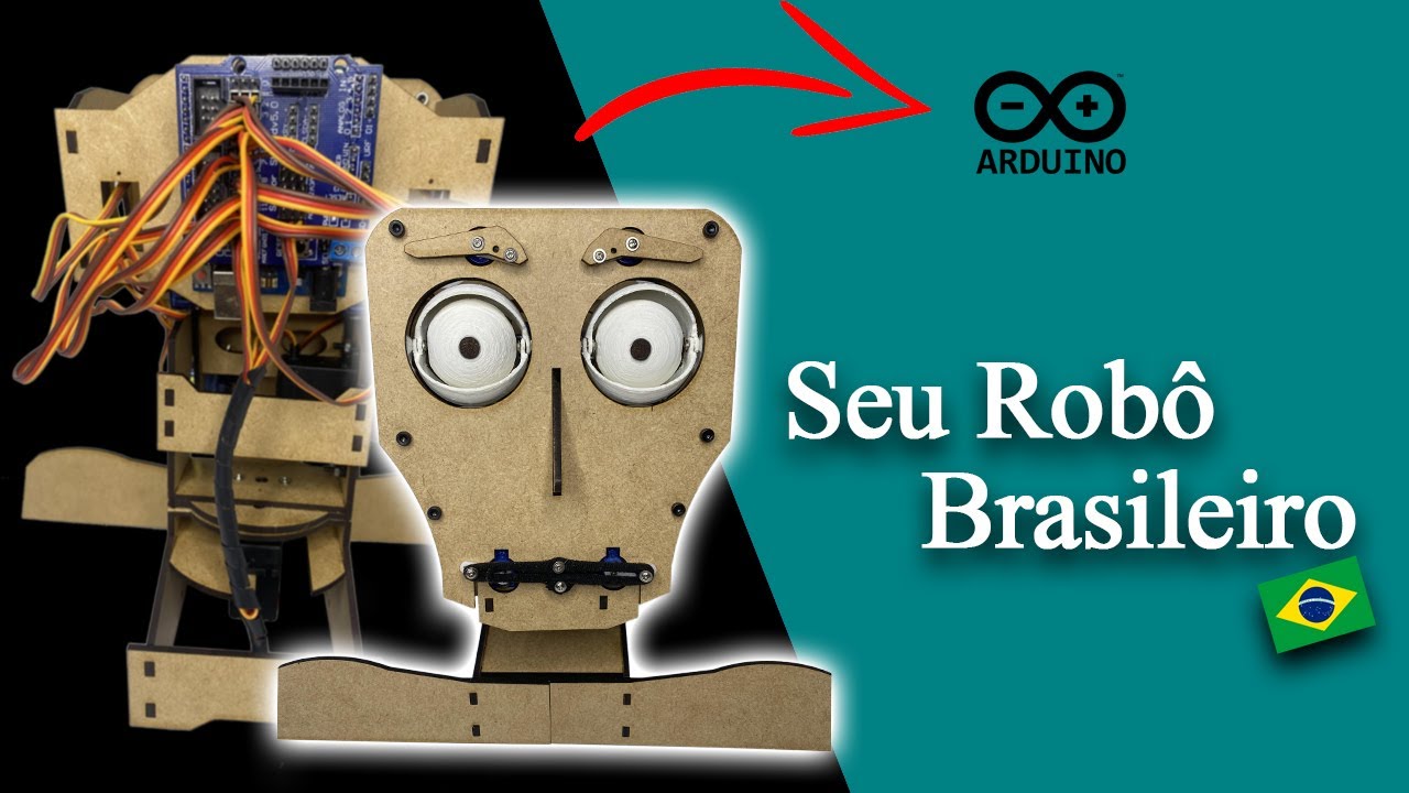 Parte 7 - Montando uma Cabe&ccedil;a Rob&oacute;tica com Arduino - Montagem da Mand&iacute;bula