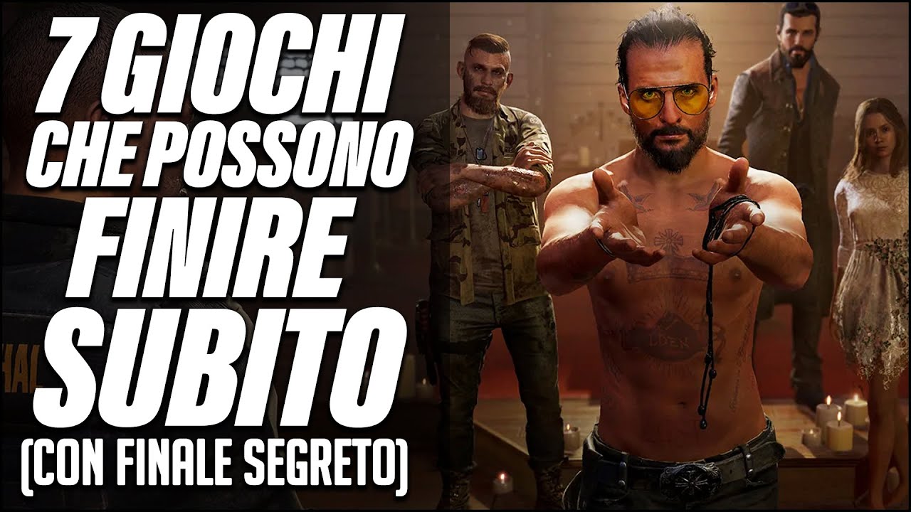 7 GIOCHI CHE POSSONO FINIRE SUBITO (con finali segreti)!