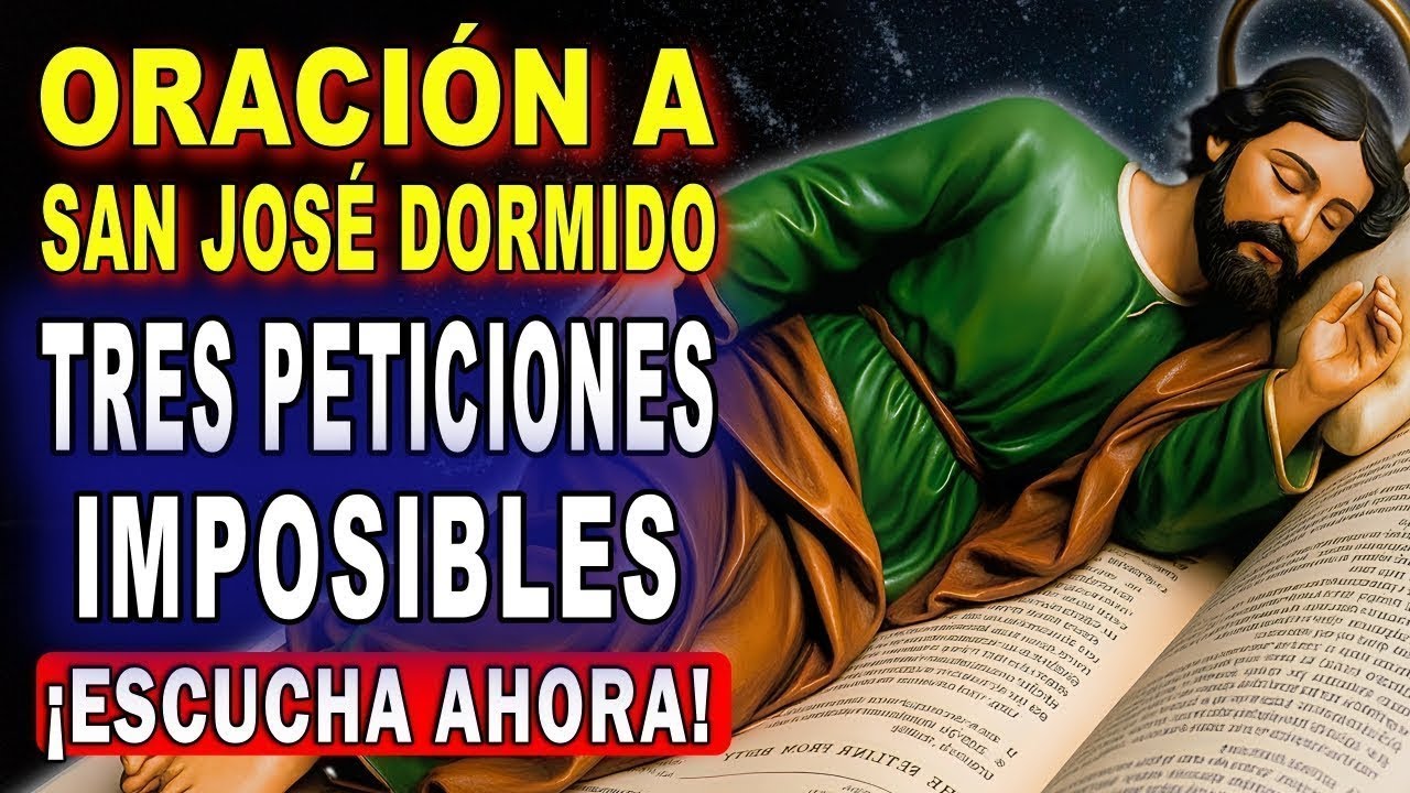 3 PETICIONES URGENTES 🙌 QUE SAN JOSÉ DORMIDO RESPONDE EN MENOS DE 10 MINUTOS