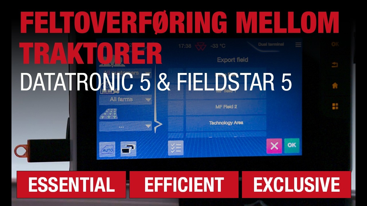 HÅNDTERE | FELTOVERFØRING MELLOM TRAKTORER