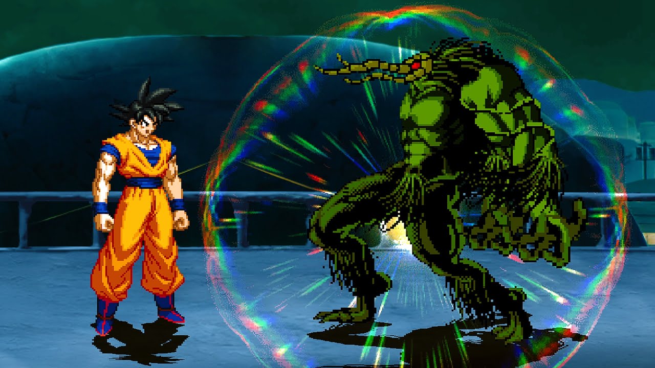 Goku Vs. Man Thing - Primordial Swamp