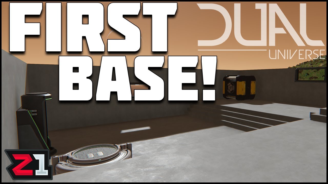 Building My First BASE PLACE ! Dual Universe Gameplay Ep.2 | Z1 Gaming