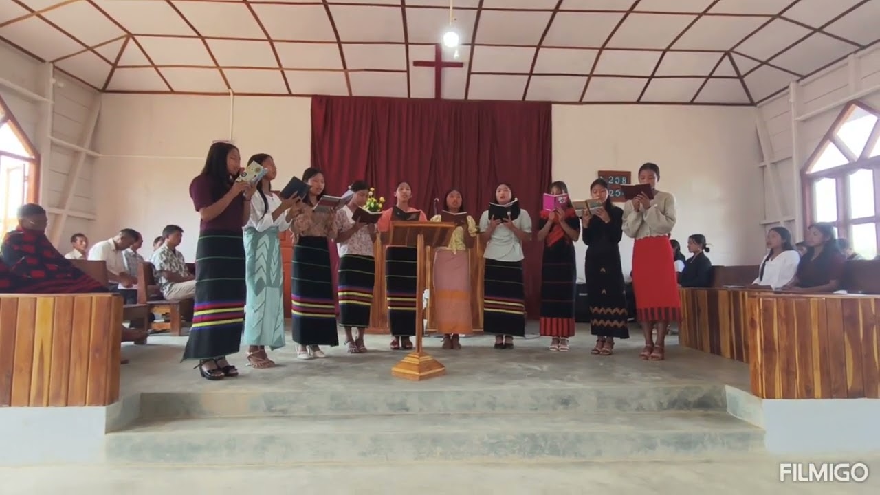 New Tobu Village Baptist Fellowship Youth performing special no.