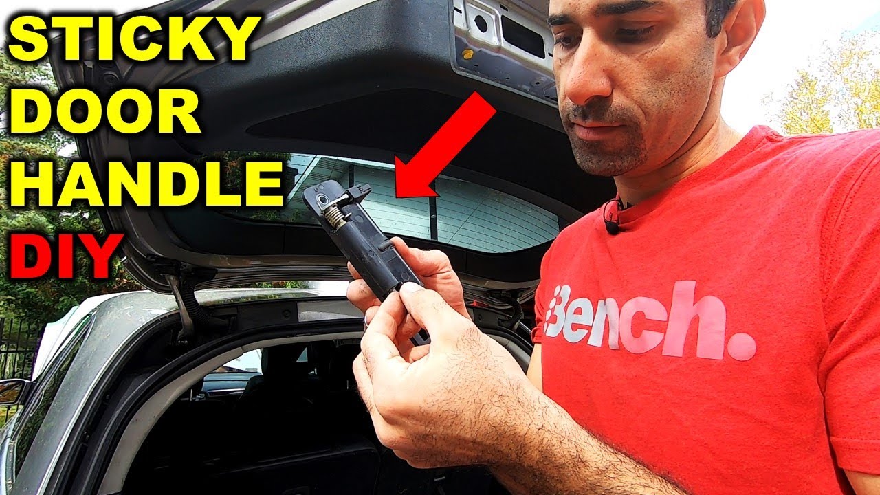 How to repair sticky trunk handle on Mercedes GL/ML/R (X164/W164/W251)