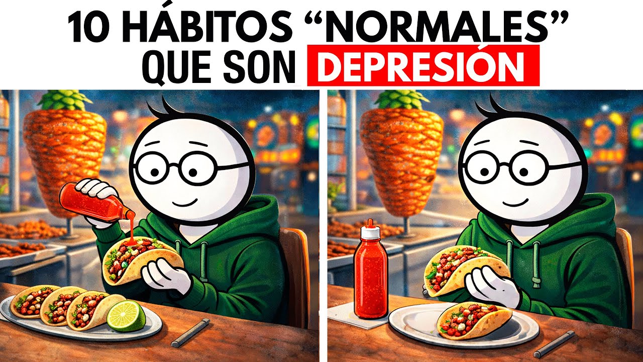 10 HÁBITOS “NORMALES” que en realidad son SEÑALES de DEPRESIÓN CRÓNICA (psicología)