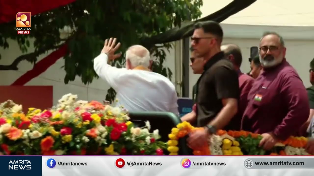 കൊച്ചിയെ ഇളക്കി മറിച്ചു നരേന്ദ്രമോദി റോഡ് ഷോ