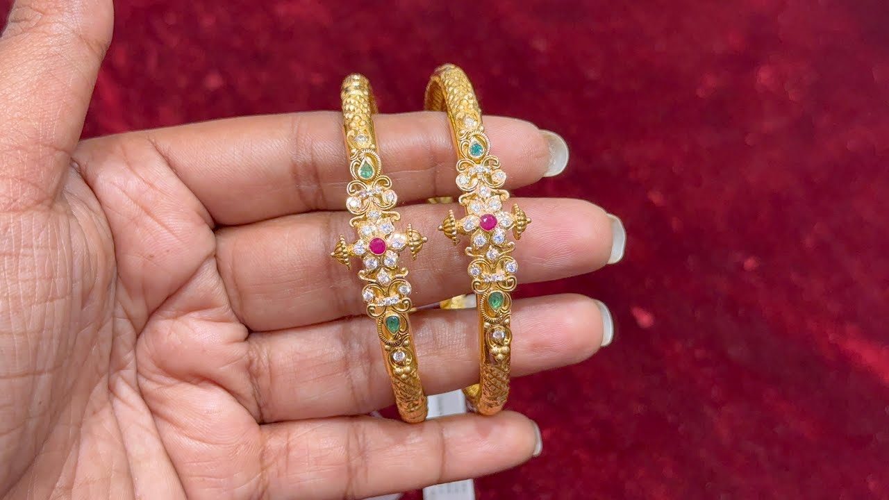 🥰 కేవలం 9 గ్రాములు నుండే Kada Style Bangles Flat 50% OFF on VA #jcbrothers Latest Partywear #Bangles