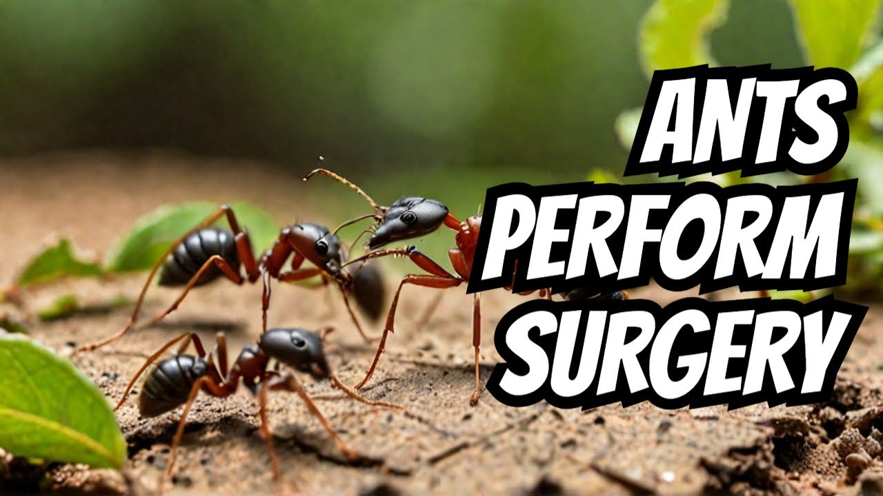 These Ants Perform SURGERY On Their Injured Friends!