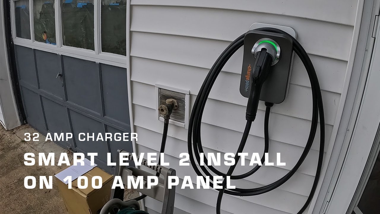 Installing a ChargePoint EV Charger with EV Tap Load Management on a 100 Amp Panel