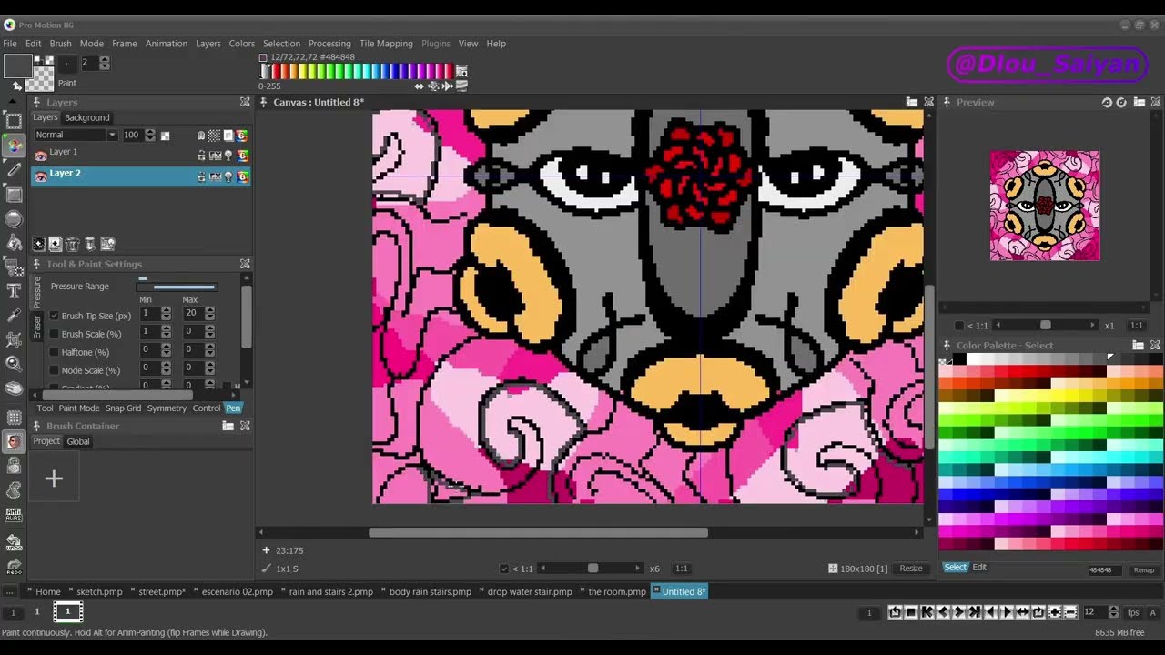 Symmetry, Color Picker and Rest of Toolbox Elements in Pro Motion NG | Beginner Tutorial