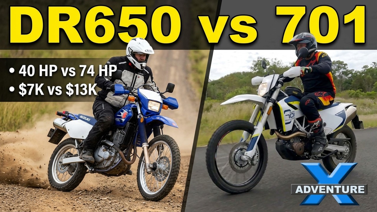 Обзор и сравнение гонок DR650 и Husqvarna 701︱Cross Training Adventure