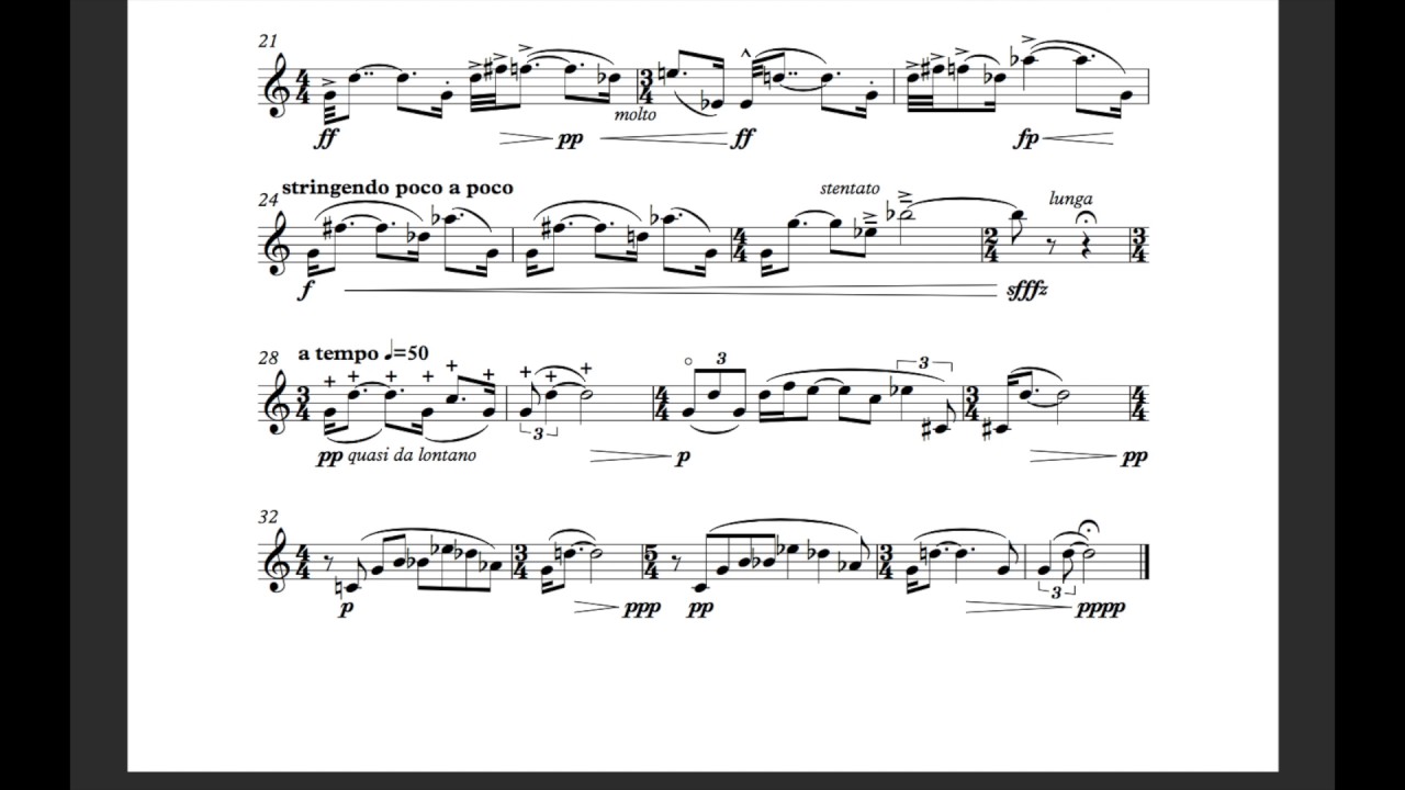 Jeppe Moulijn: Horn of Plenty 1st Movement by Gabriel Dambricourt