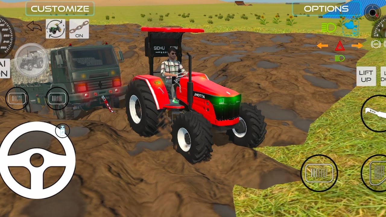 !! ARMY TRUCK STUCK IN MUD AND HELP BY JHOTTA TRACTOR DI-35 !! 💸👑💥⛽🚨🚧💯💯🚩🚩❌💯🔥🚨💸💥💸💥