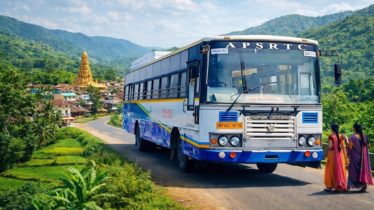 Markapur - Cumbum - Giddalur - Ongole Apsrtc Pallevelugu X Express Unique HORNS Of APSRTC Buses