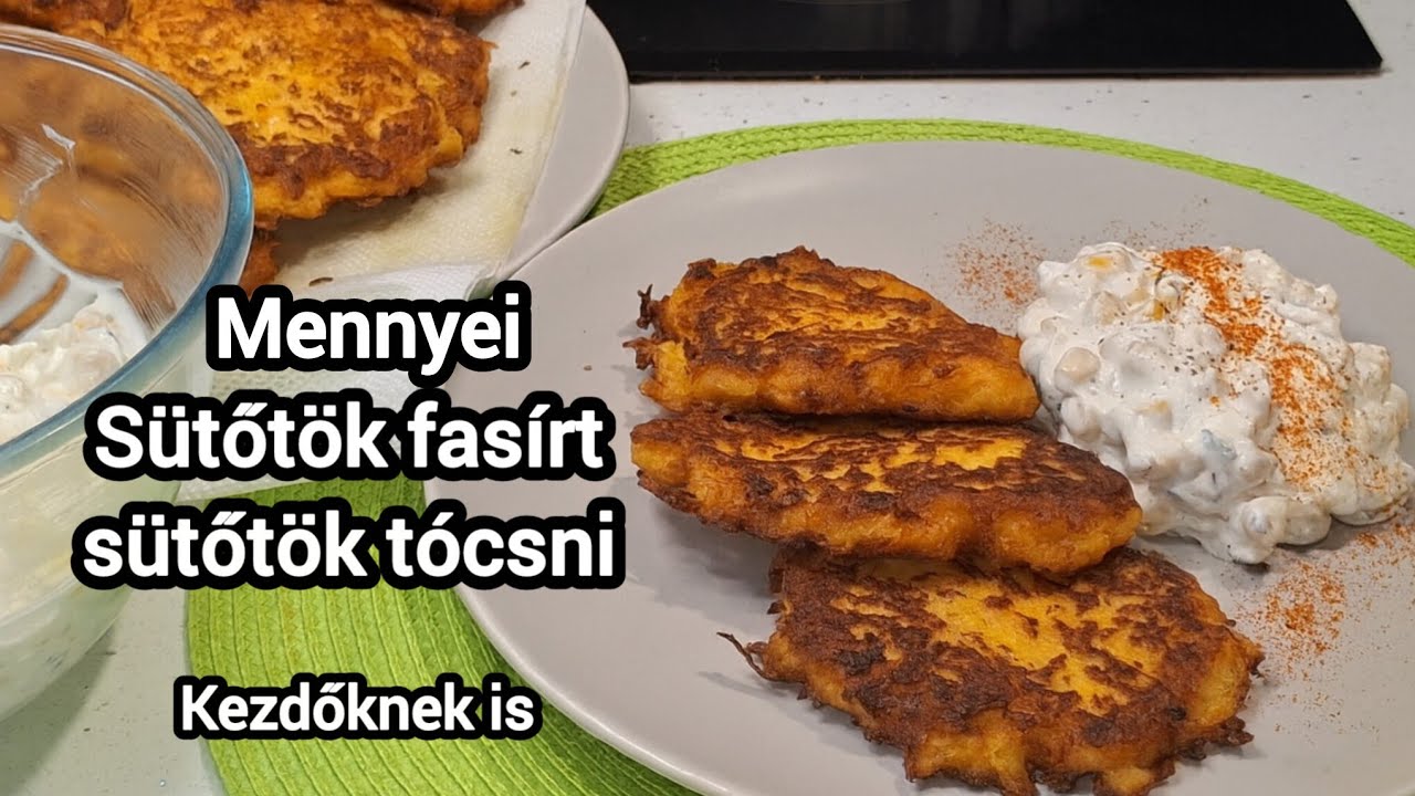 Sütőtök fasírt, kezdőknek is.