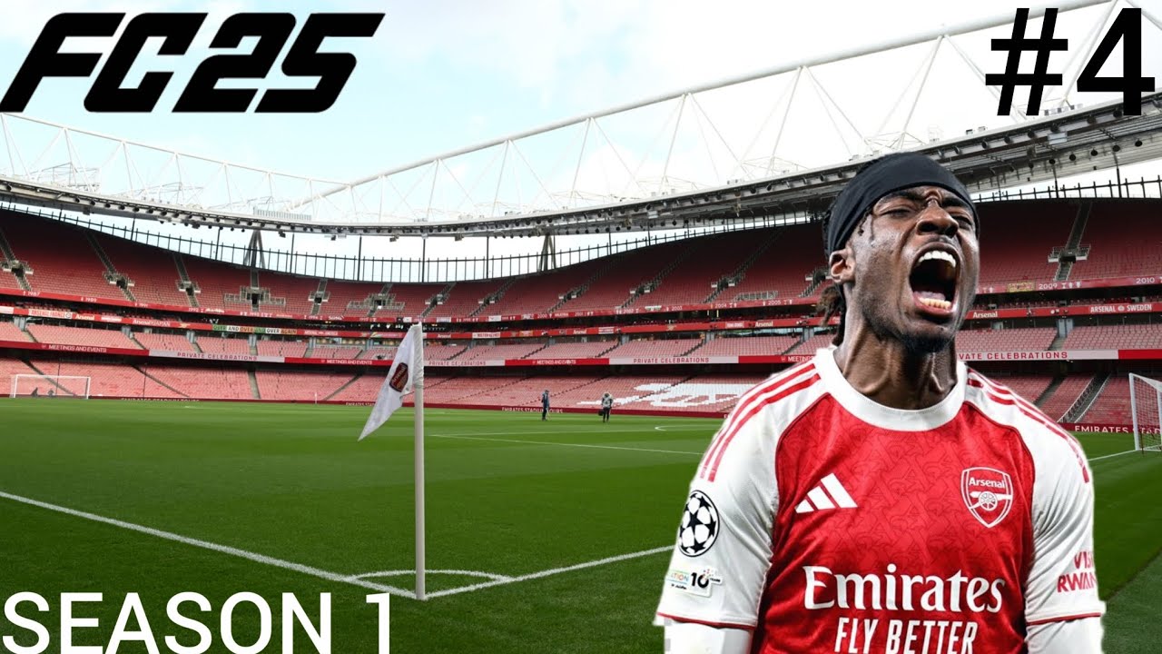 FC25 Arsenal Career Mode #4 Bad Luck On Return Back