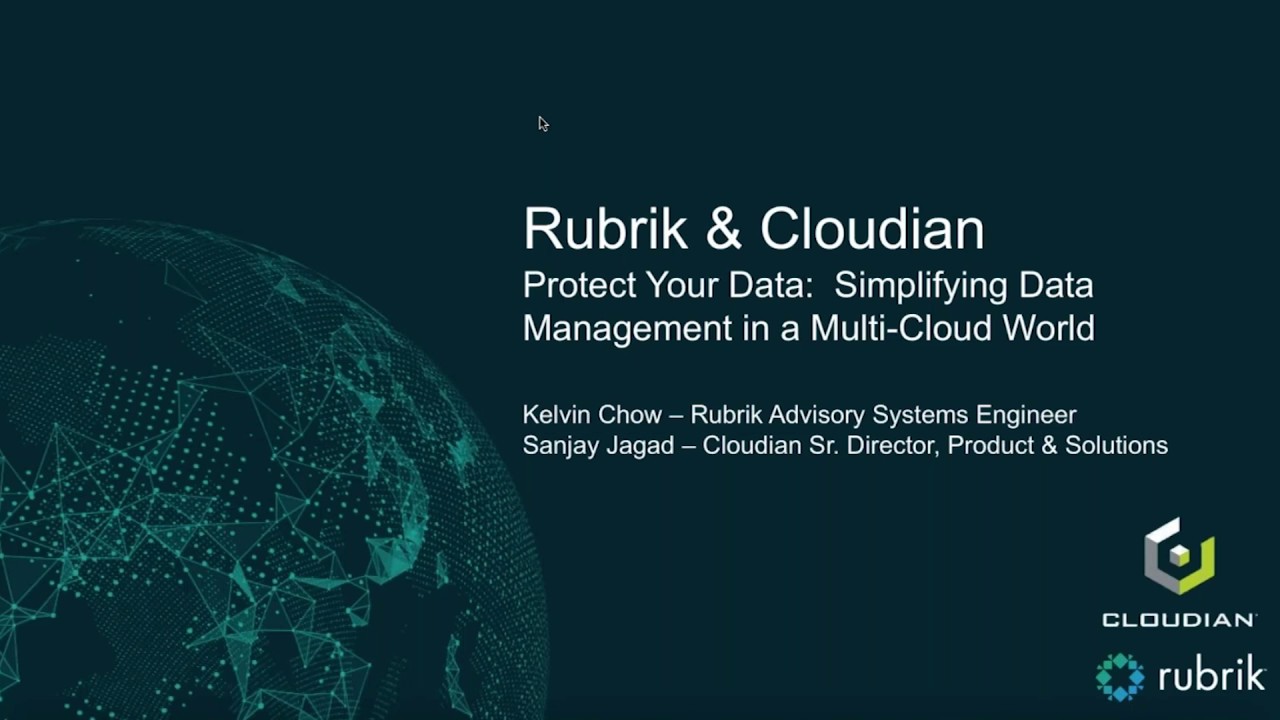 Rubrik & Cloudian: Data Protection in a Multi-Cloud World