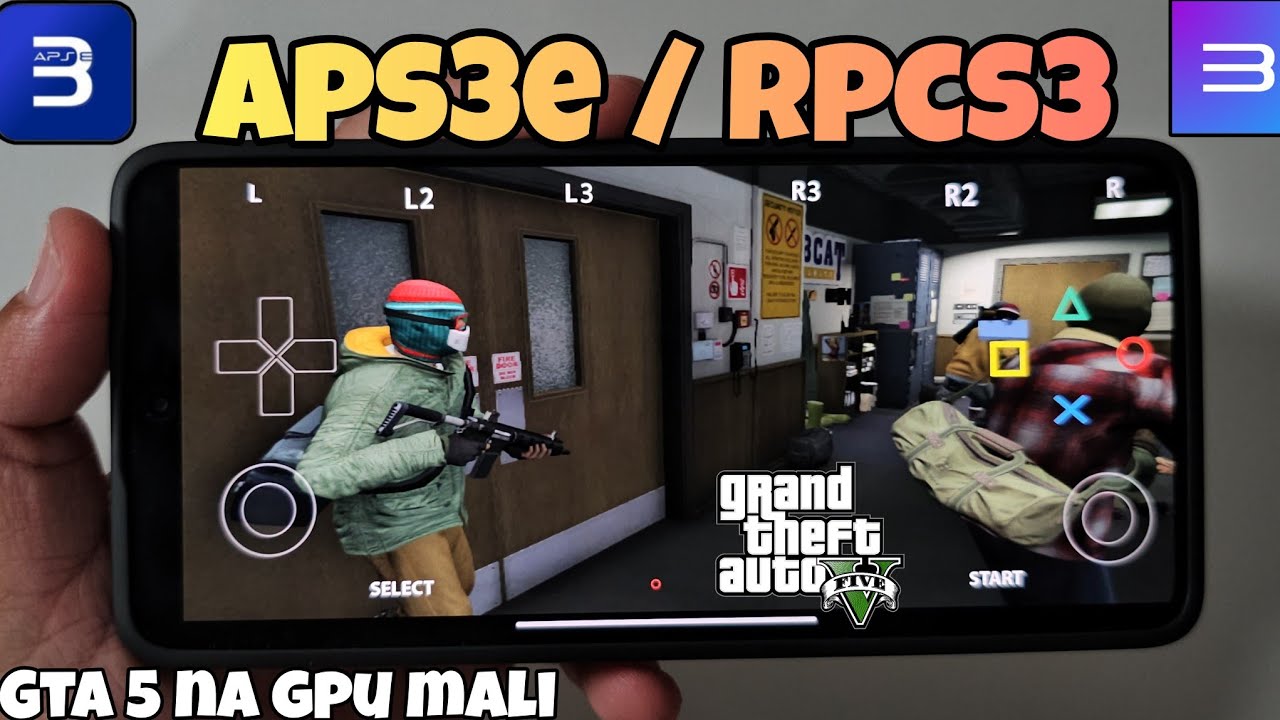 AGORA SIM! GTA 5 NO MEDIATEK | GPU MALI PASSO A PASSO NO APS3E / RPCS3 EMULADOR DE PS3