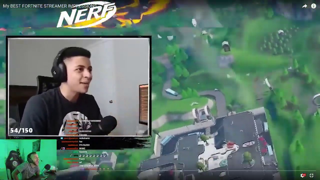 Hamlinz Reacts to Myth IMPERSONATING Famous Fortnite Streamers!! (Ninja, Tfue)