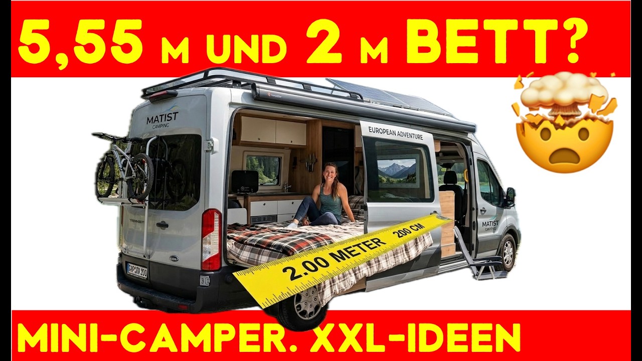 5,55 m Camper mit 2-Meter-Betten – wie geht das?
