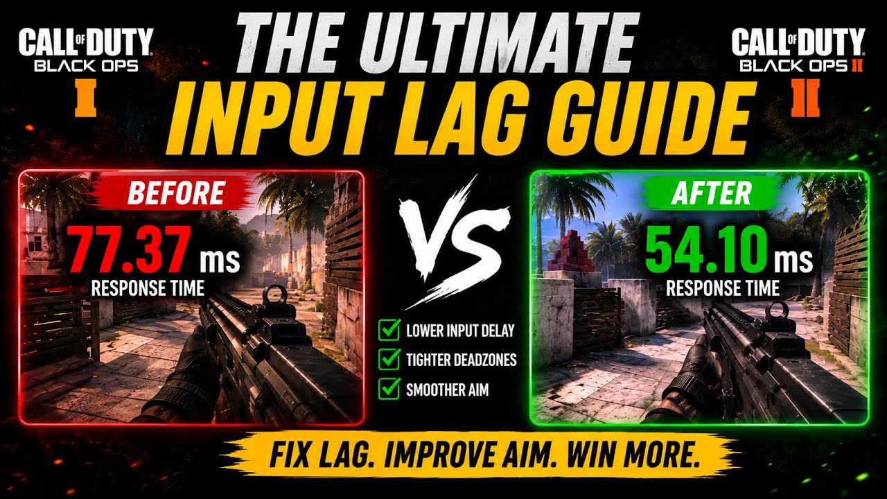 The ULTIMATE Black Ops 1 & 2 PS5 Input Lag Guide (Fix Deadzones & Delay)