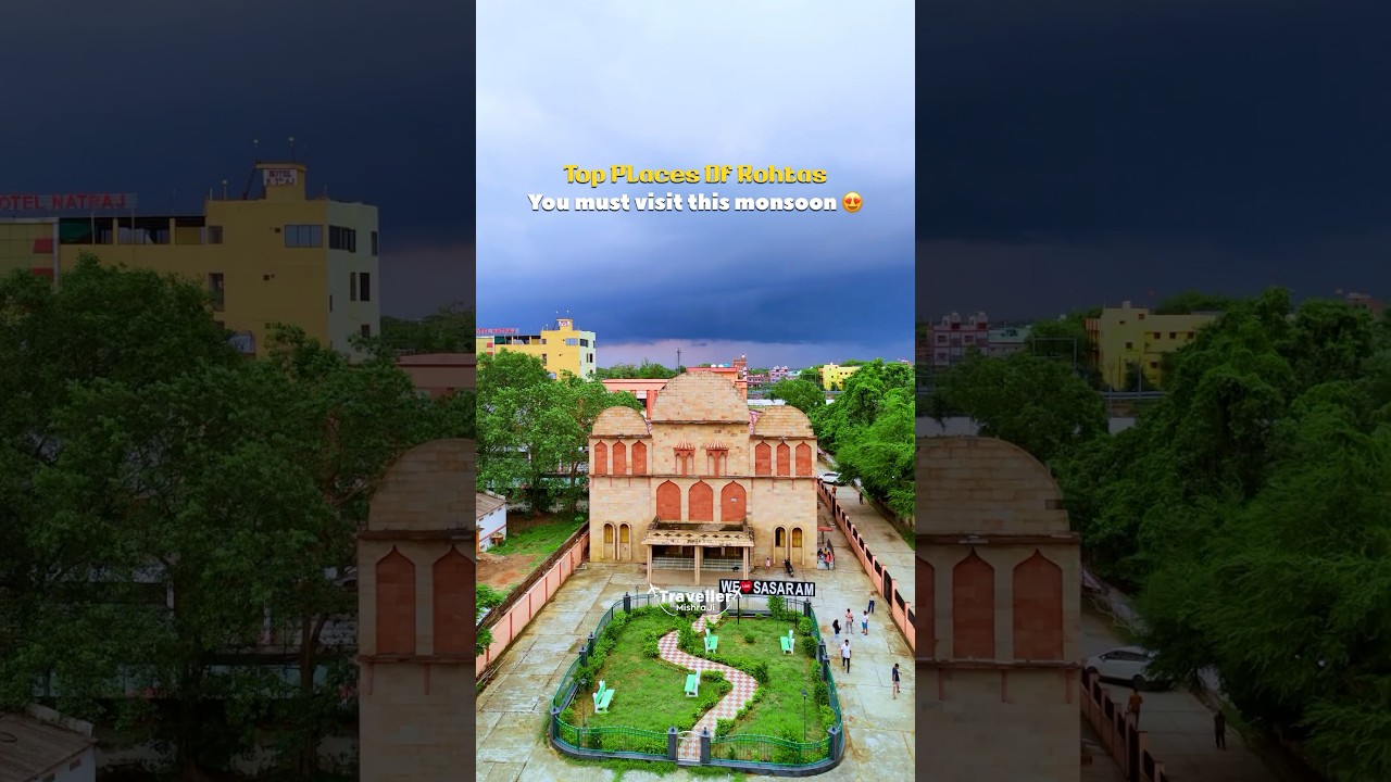 Top 8 Places to Visit in Rohtas during Monsoon 😍 #offbeatplaces #rohtas #waterfall