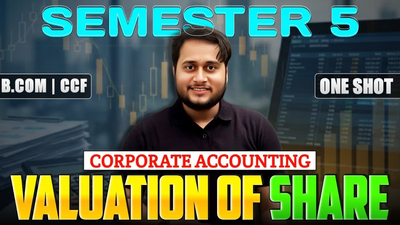 VALUATION OF SHARE | CORPORATE ACCOUTING | BCOM SEM-5 CCF | CU