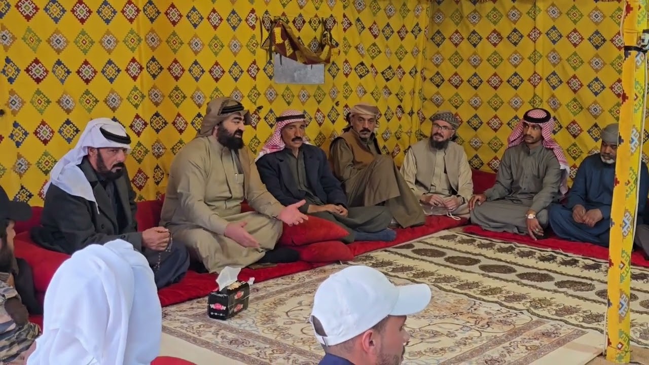 جانب من دعوة عوائل شهداء الصناديد في مقر القائد العام لقوات الصناديد الشيخ بندر حميدي الدهام