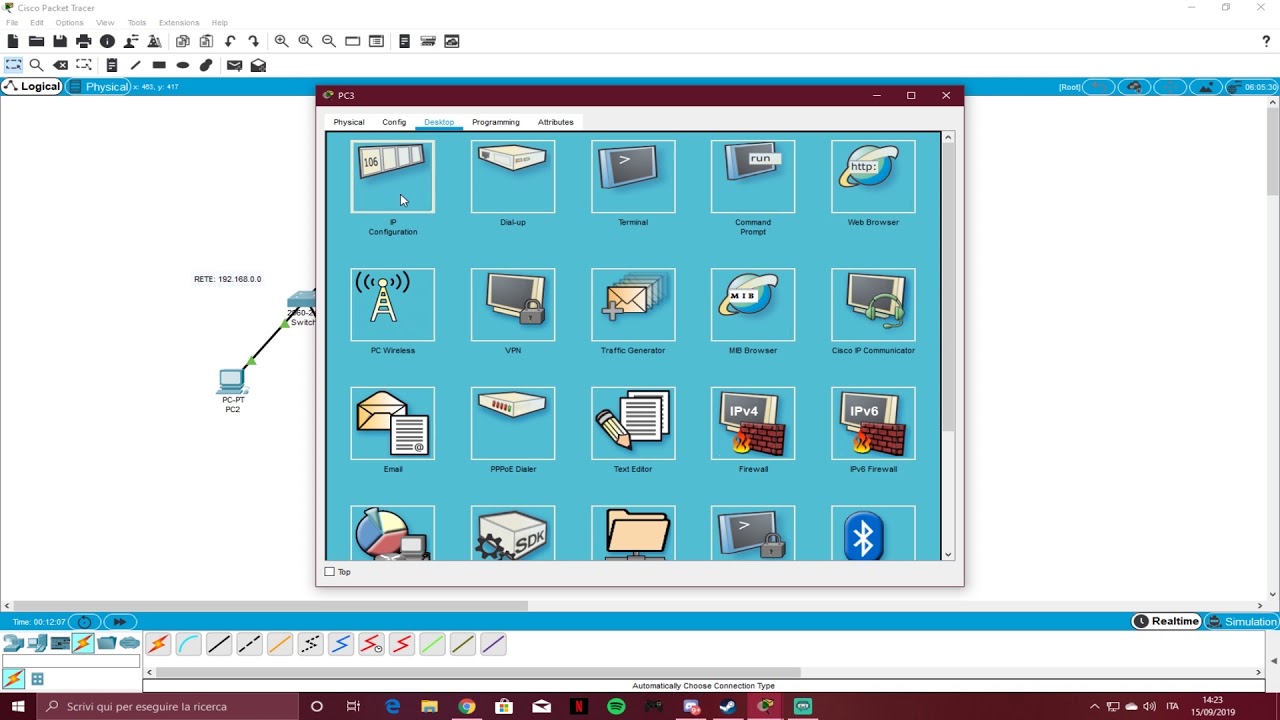 CISCO PACKET TRACER -ESERCIZIO ROUTER SPIEGAZIONE #2