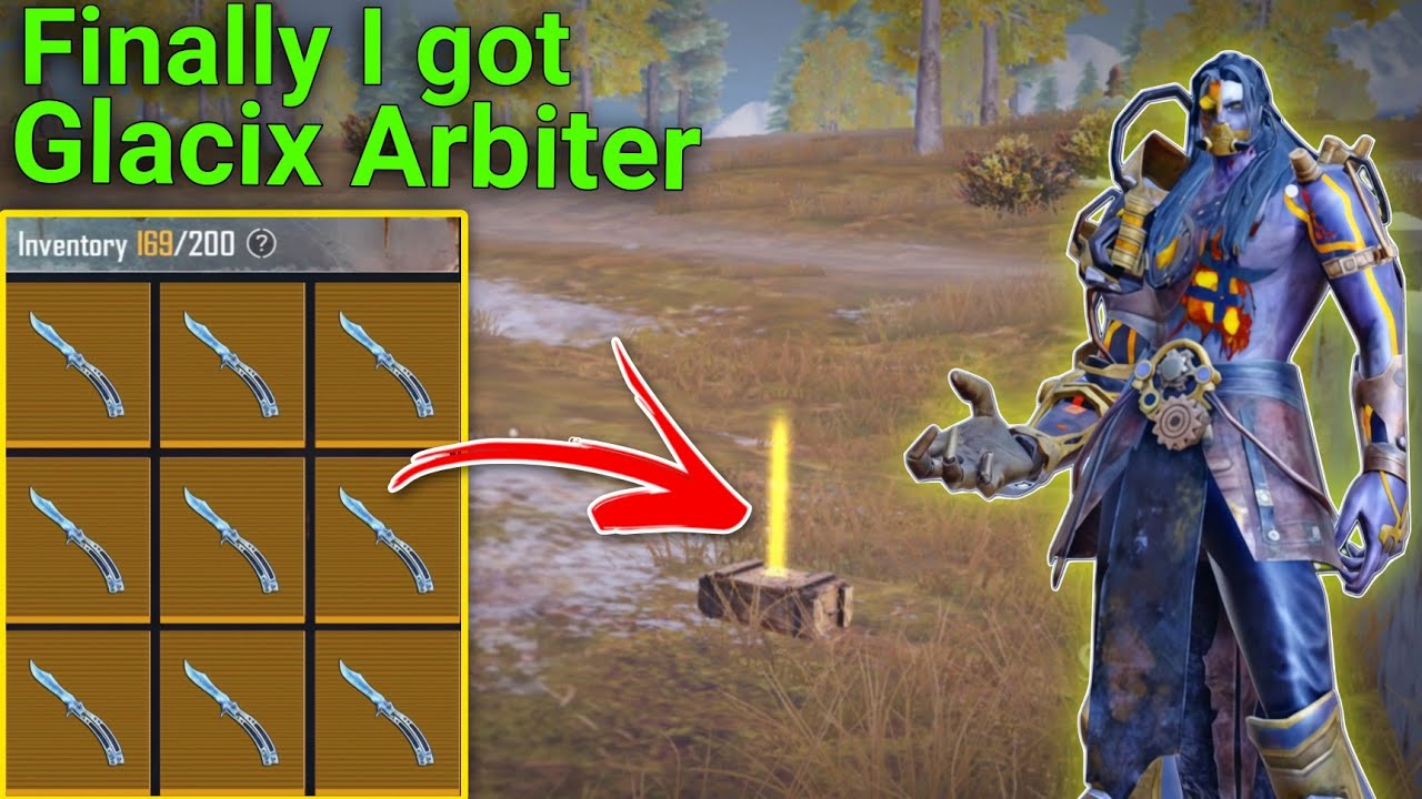 How to get Glacix Arbiter Easily 🤔( Glacier Knife )🤪| PUBG METRO ROYALE 