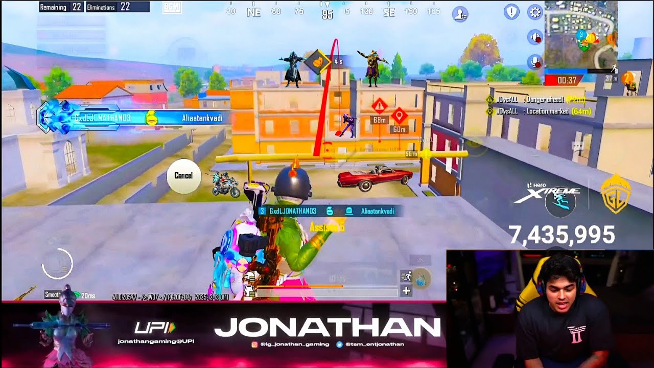 Jonathan Back! 😱 New Year Best Grenade Kills Bgmi Gameplay 