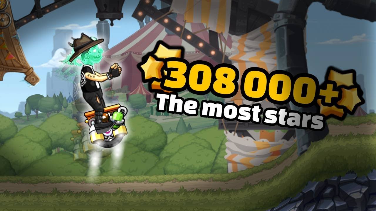 😵 The MOST STARS in OVERSPILL FUN RIG 🌟- Hill Climb Racing 2 🍜