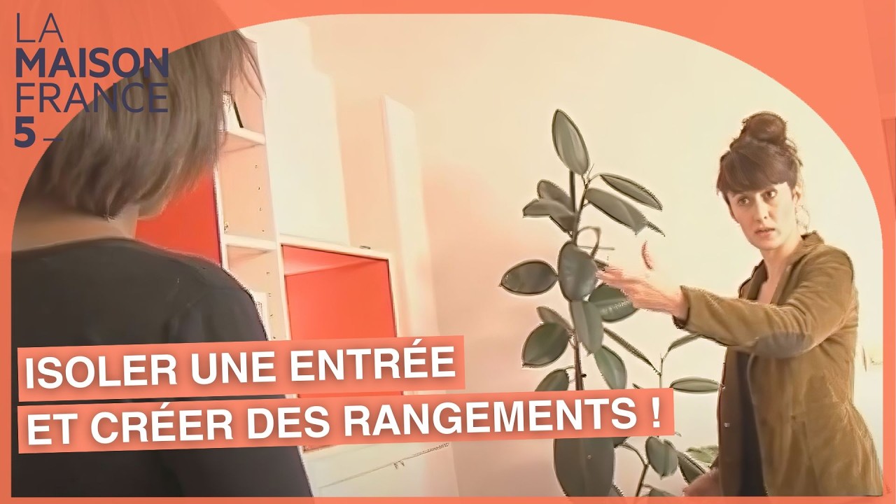 Isoler une entrée et créer des rangements ! #LMF5